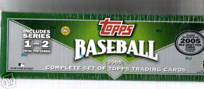  2005 Topps - FACTORY SET (737 cards) Baseball cards value