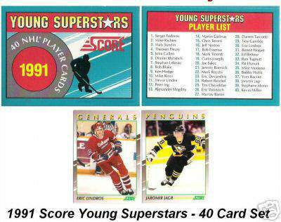  1991-92 Score YOUNG SUPERSTARS Hockey - CASE of (36) SEALED FACTORY SETS Hockey cards value