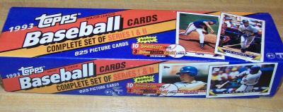  1993 Topps - SEALED FACTORY SET (825 cards + 10 TOPPS GOLD + 3 BLACK GOLD Baseball cards value