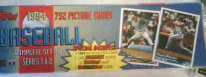  1994 Topps - SEALED FACTORY SET (792 + 25 INSERTS w/SUPERSTAR SAMPLER!) Baseball cards value