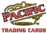 Vintage old Pacific baseball, football cards logo