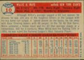 1957 Topps Baseball card back