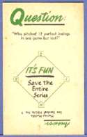 1960 Nu-Card Hi-Lites Baseball card back