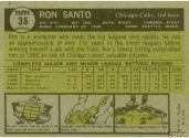 1961 Topps Baseball card back