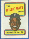 1970 Topps Comics Booklets Baseball card front
