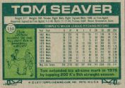 1977 Topps Baseball card back