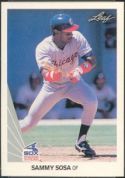 1990 Leaf Baseball card front
