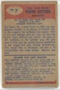 1955 Bowman Football card back