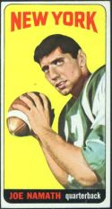 1965 Topps Football card front