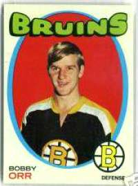 1971-72 Topps Hockey card front