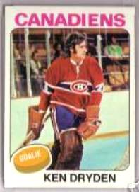 1975-76 Topps/O-Pee-Chee (OPC) Hockey card front