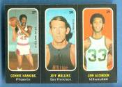 1971-72 Topps Trios Basketball card front