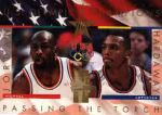 Michael Jordan - U.S. Olympic Champions COMMEMORATIVE CARD w/Penny Hardaway