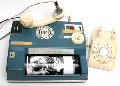 wirephotos vintage machine UPI/AP