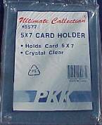 Screw Down [5x7] Acrylic Holder -  Box of ( 25) Baseball cards value