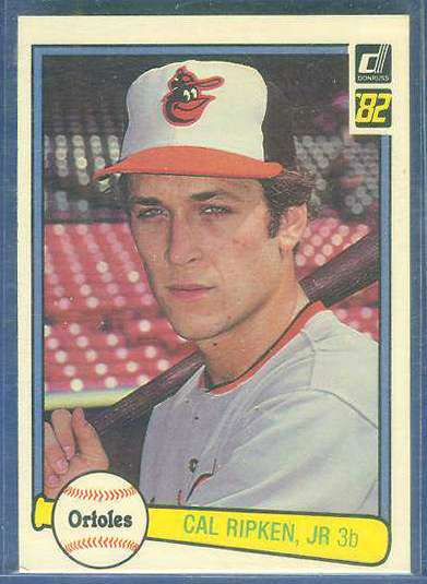 1982 Donruss #405 Cal Ripken ROOKIE (HALL-of-FAMER) (Orioles) Baseball cards value