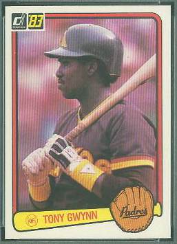 1983 Donruss #598 Tony Gwynn ROOKIE (HALL-of-FAMER) (Padres) Baseball cards value