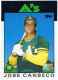Jose Canseco - 1986 Topps Traded #20T ROOKIE (A's)