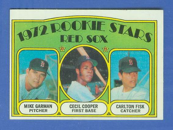 1972 Topps # 79 Carlton Fisk ROOKIE (Red Sox) Baseball cards value
