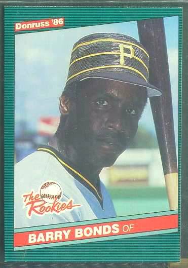 Barry Bonds - 1986 Donruss Rookies #11 ROOKIE  (NM/MINT o/c) Baseball cards value