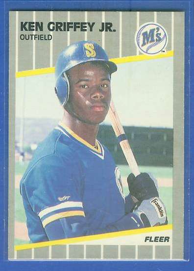 Ken Griffey Jr - 1989 Fleer #548 ROOKIE (Mariners) Baseball cards value