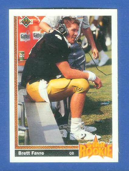 Brett Favre - 1991 Upper Deck FB # 13 ROOKIE (Falcons/Packers) Baseball cards value