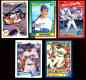 Juan Gonzalez -  Lot of (5) different ROOKIE CARDS (Rangers)