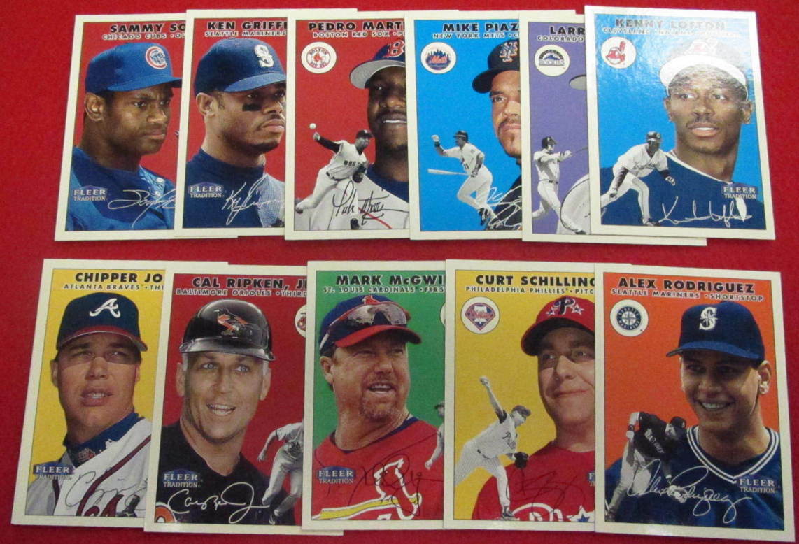 Baseball Insert Cards Baseball Cards Set checklist, prices, values &  information