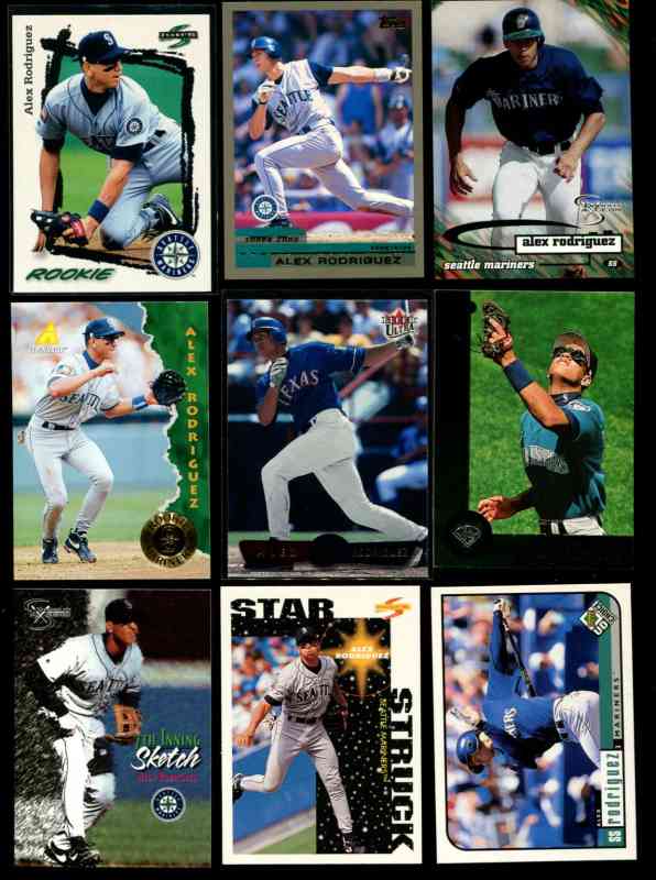Alex Rodriguez ROOKIE Cards 18 Baseball Cards to Choose 