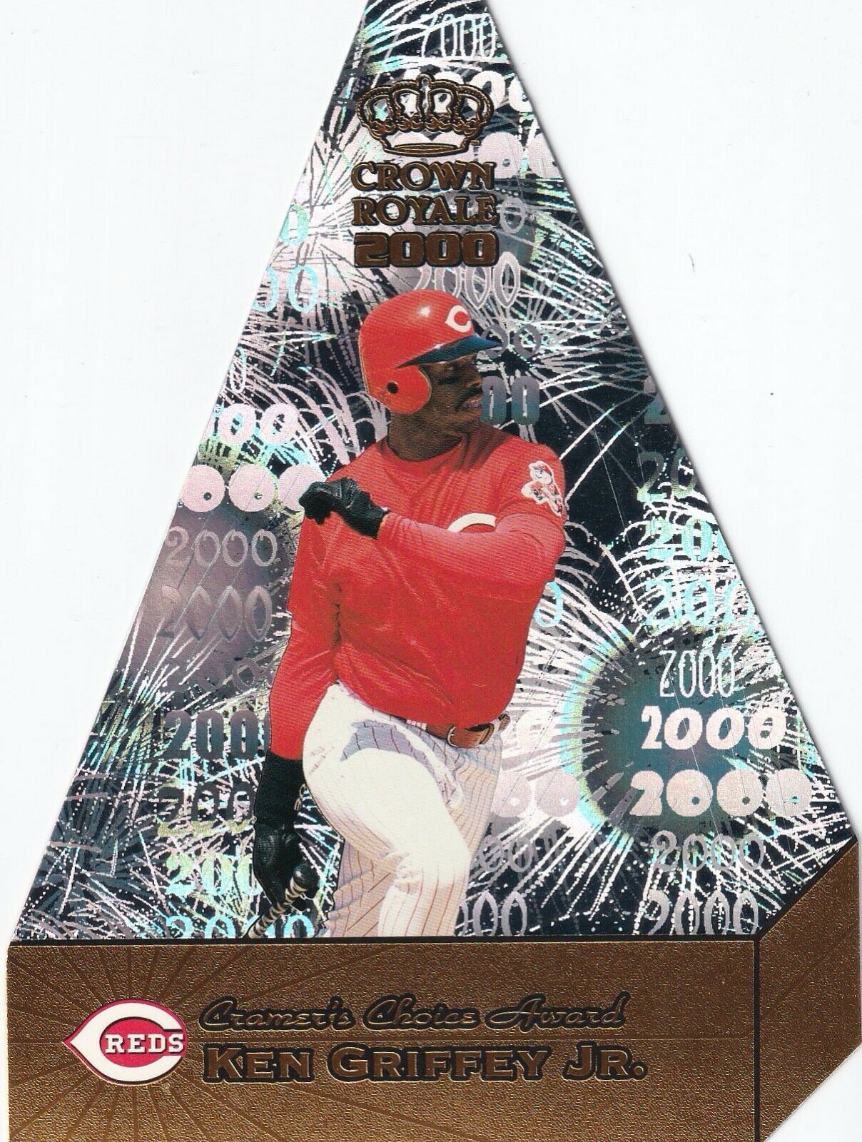  C: 2000 Crown Royale CRAMER's CHOICE JUMBO #3 KEN GRIFFEY Jr (Reds) Baseball cards value