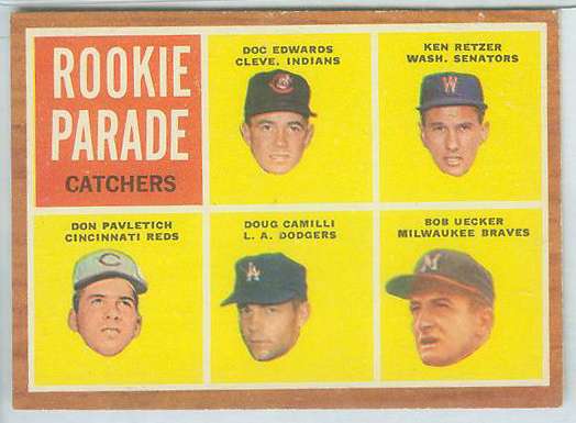 1962 Topps #594 Bob Uecker ROOKIE SHORT PRINT HIGH # (Braves) Baseball cards value