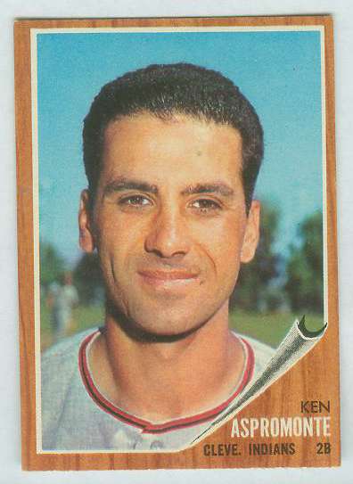 1962 Topps #563 Ken Aspromonte HIGH # (Indians) Baseball cards value