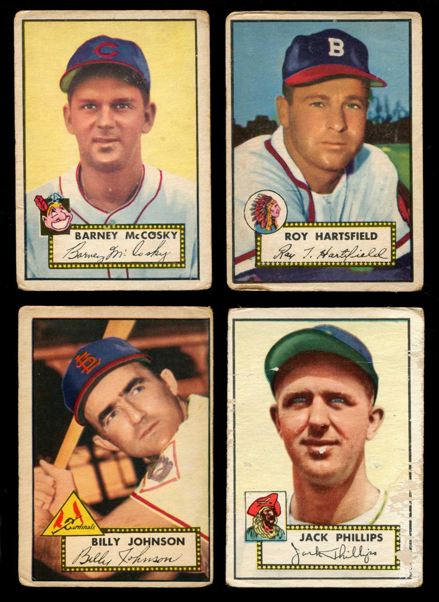 1952 Topps #300 Barney McCosky SHORT PRINT (Indians) Baseball cards value