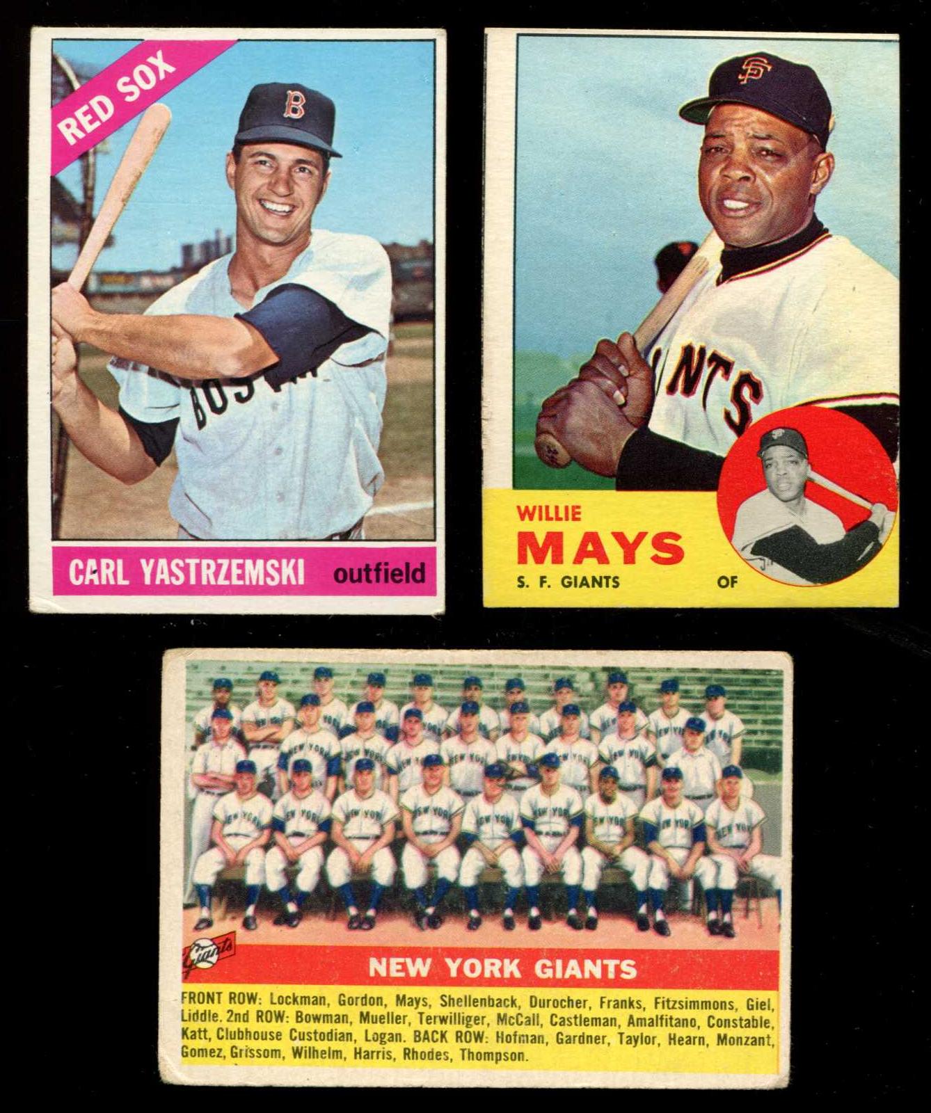 1963 Topps #300 Willie Mays (Giants) Baseball cards value