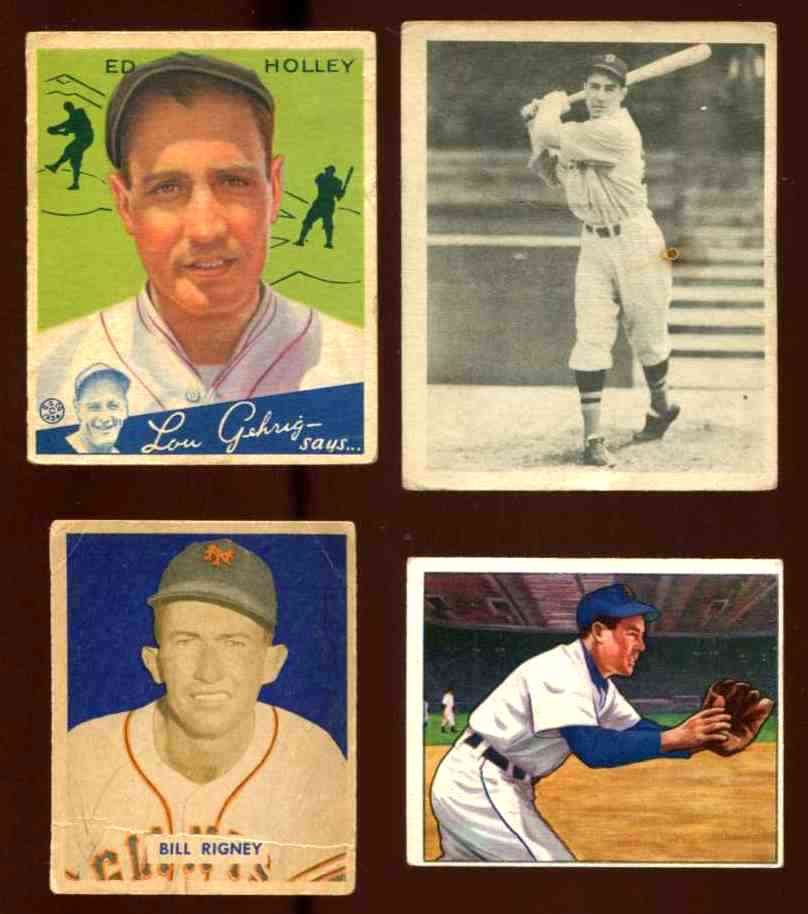 1949 Bowman #170 Bill Rigney [#x] (New York Giants) Baseball cards value