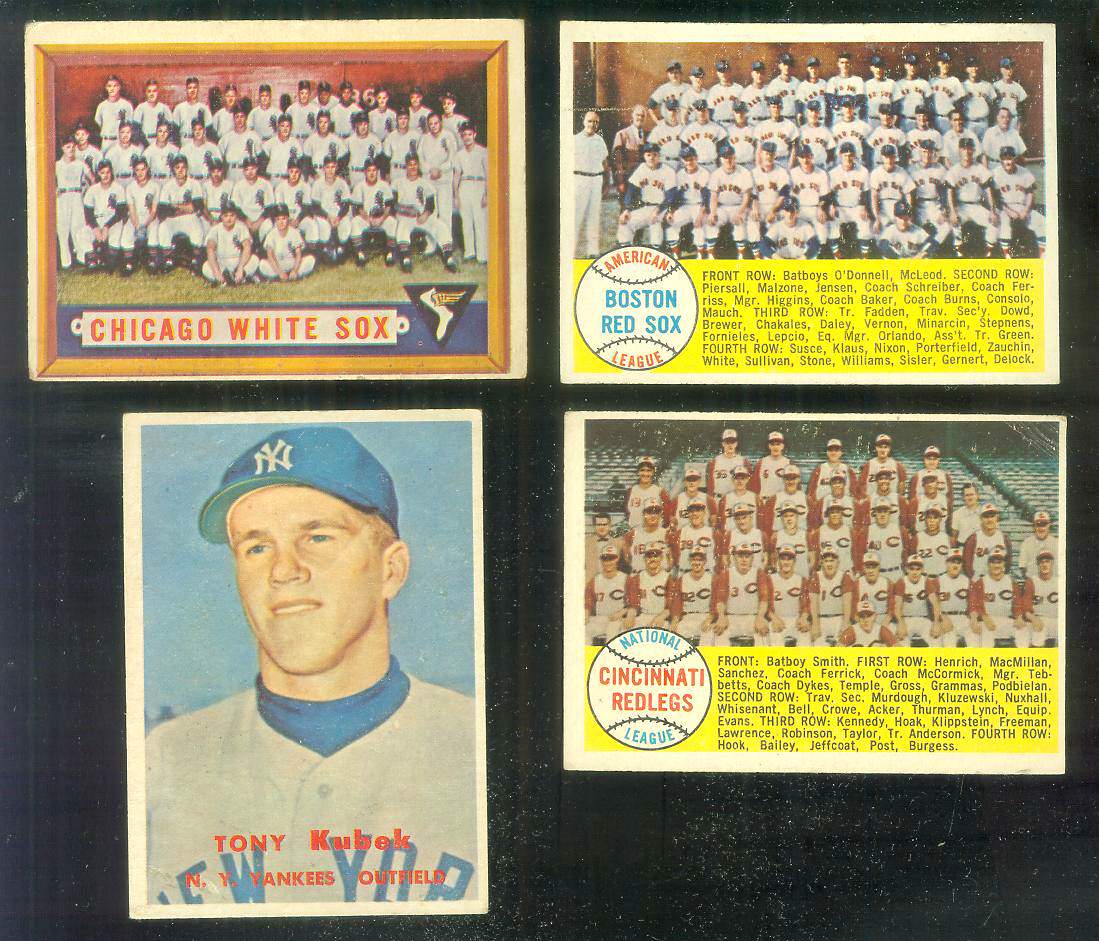 1957 Topps #312 Tony Kubek ROOKIE SCARCE MID SERIES (Yankees) Baseball cards value