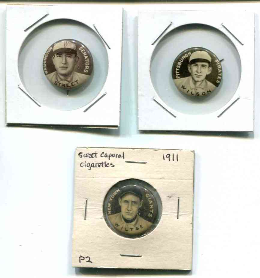 1910-1912 Sweet Caporal Pin - Wiltse/Hooks Wiltse (Giants) Baseball cards value