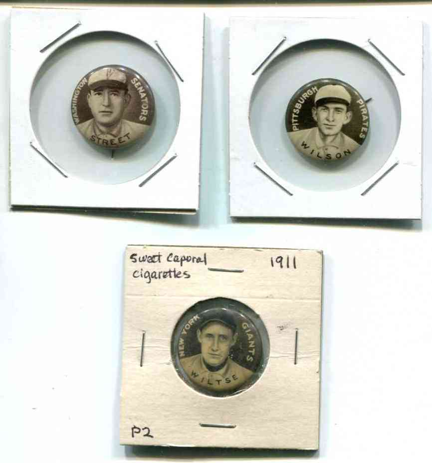 1910-1912 Sweet Caporal Pin - Street/Gabby Street [SL] (Senators) Baseball cards value