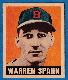 1948-49 Leaf # 32 Warren Spahn ROOKIE (Braves)
