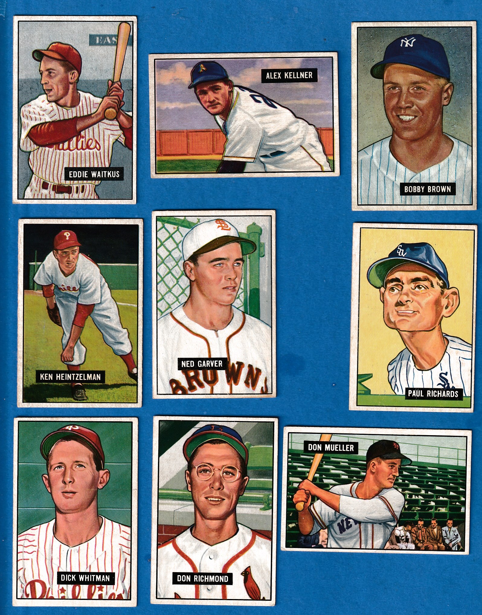 1951 Bowman #264 Don Richmond SCARCE HIGH# (Cardinals) Baseball cards value