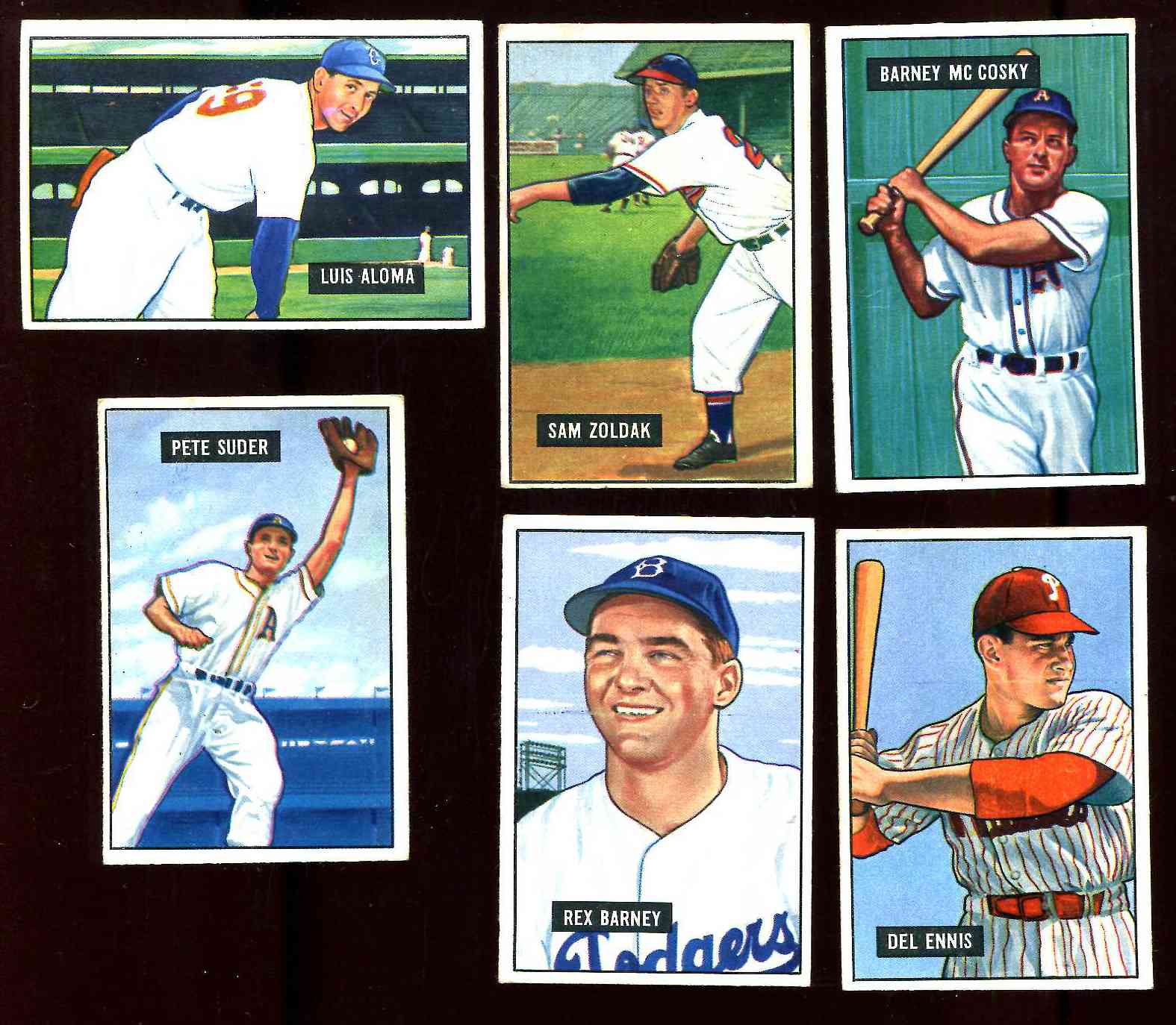 1951 Bowman #153 Rex Barney (Brooklyn Dodgers) Baseball cards value
