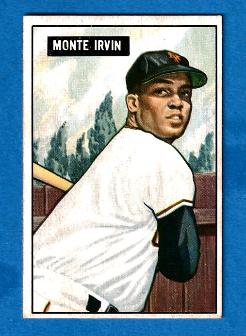 1951 Bowman #198 Monte Irvin ROOKIE (New York Giants) Baseball cards value