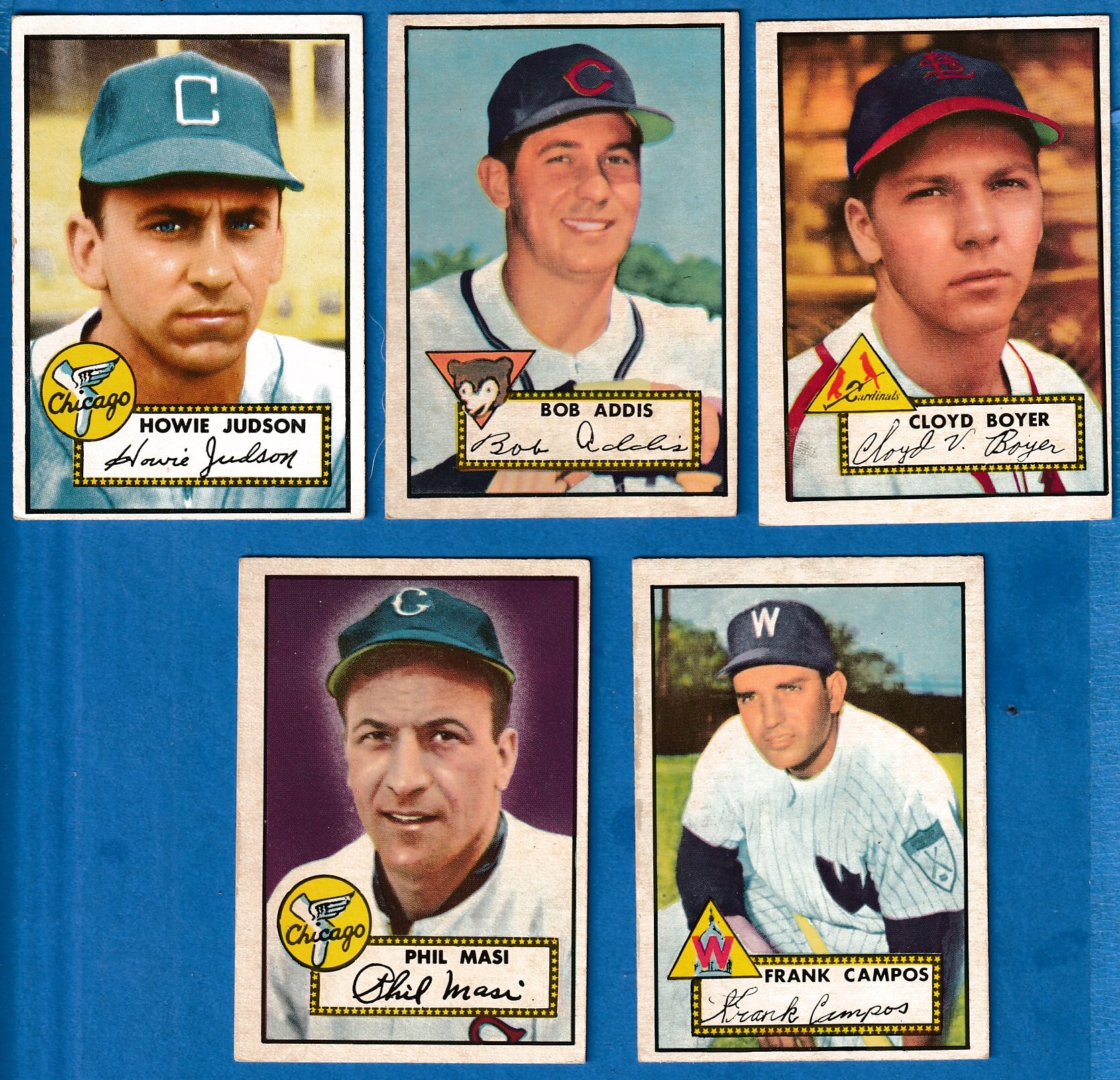 1952 Topps #307 Frank Campos (Senators) Baseball cards value