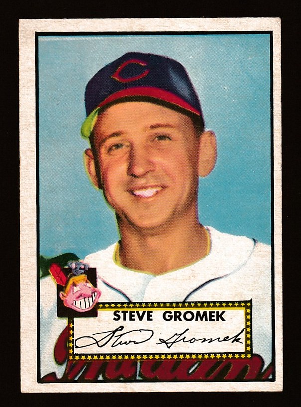 1952 Topps #258 Steve Gromek (Indians) Baseball cards value