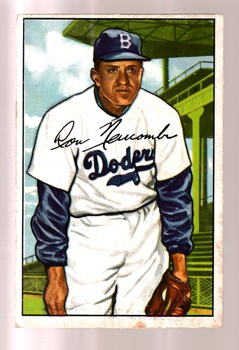 1952 Bowman #128 Don Newcombe [#] (Brooklyn Dodgers)