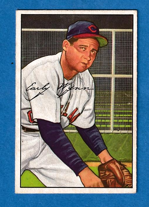 1952 Bowman #142 Early Wynn (Indians) Baseball cards value