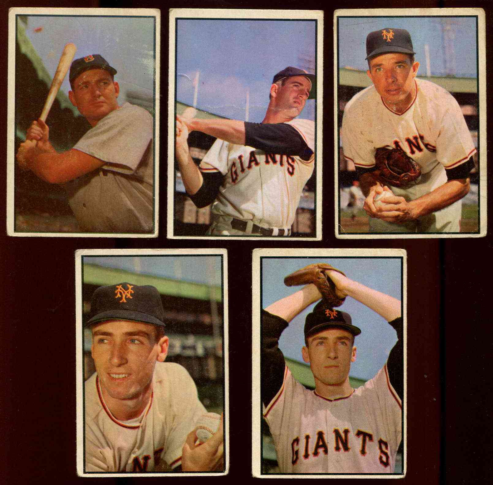 1953 Bowman Color #149 Al Corwin (New York Giants) Baseball cards value