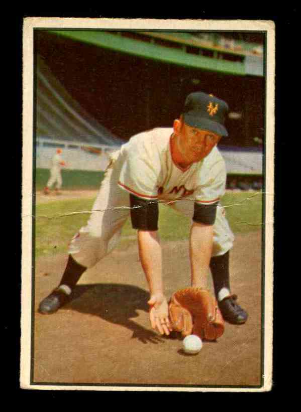 1953 Bowman Color #  1 Davey Williams (New York Giants) Baseball cards value