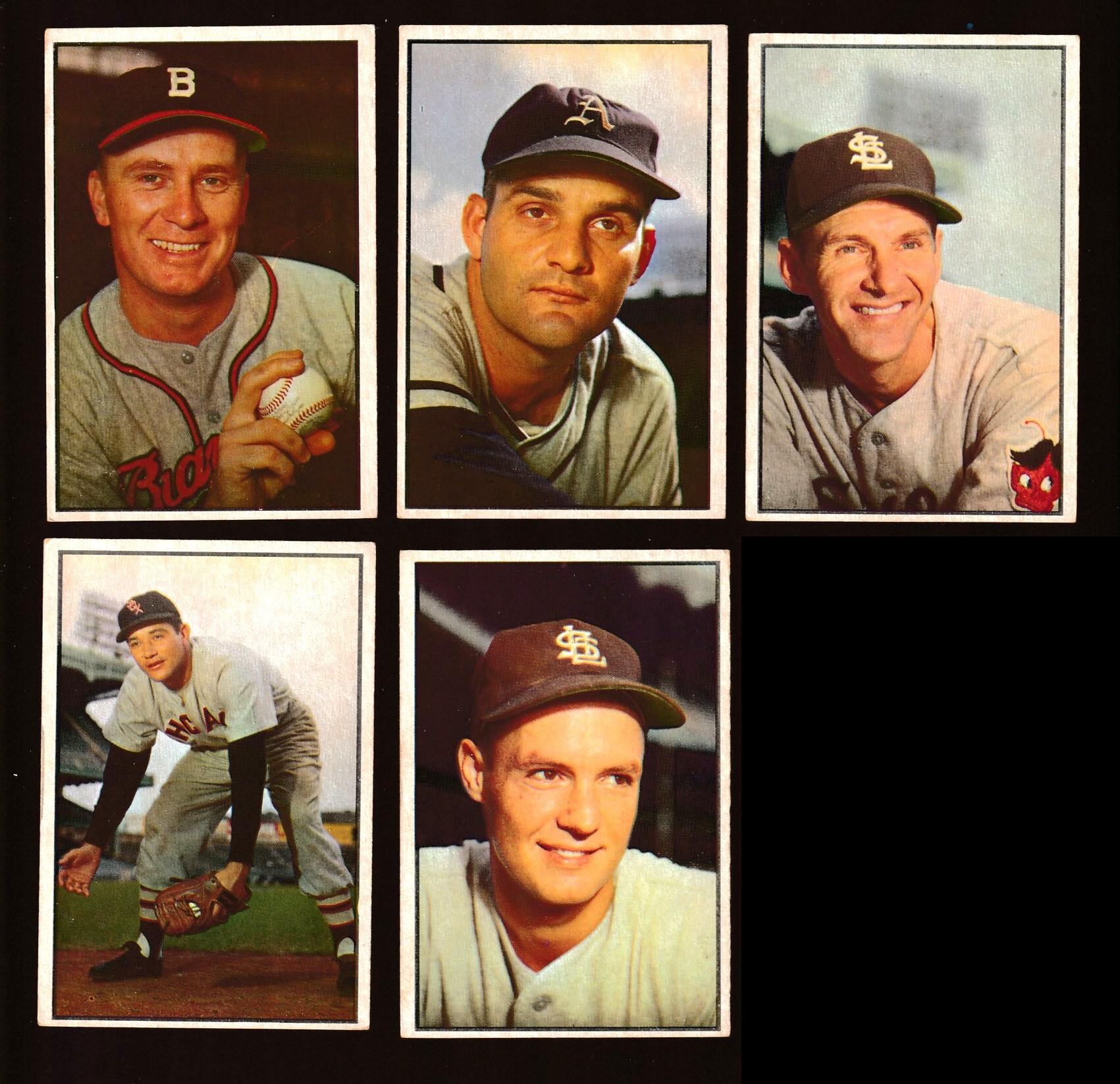 1953 Bowman Color # 54 Chico Carrasquel [#x] (White Sox) Baseball cards value