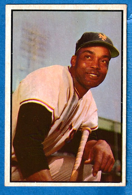 1953 Bowman Color # 51 Monte Irvin [#] (New York Giants) Baseball cards value